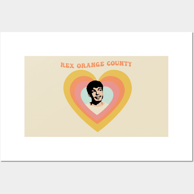 rex orange county who cares - love Wall Art by Pop-clothes